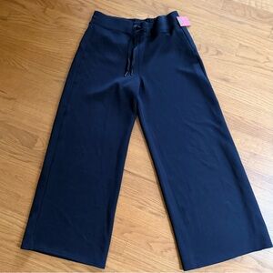 SPANX Spacer Navy Air Essentials Wide-Leg Pants Large Petite